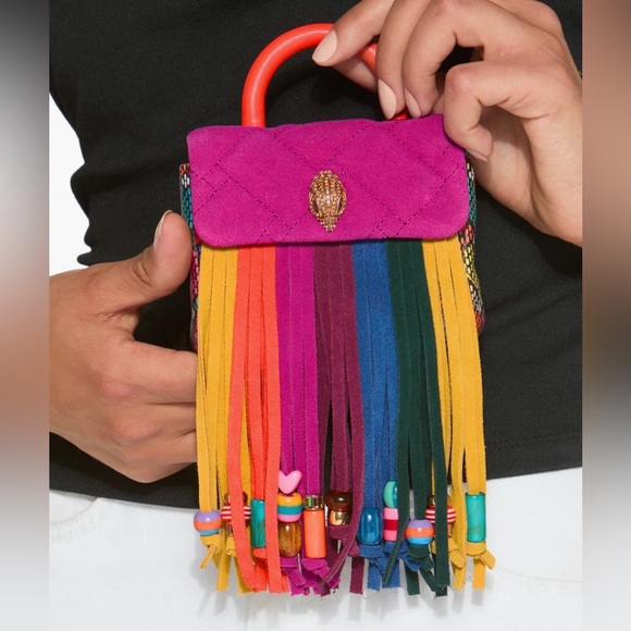 Kurt Geiger Handbags - Kurt Geiger NWT Micro Kensington Fringe Crossbody